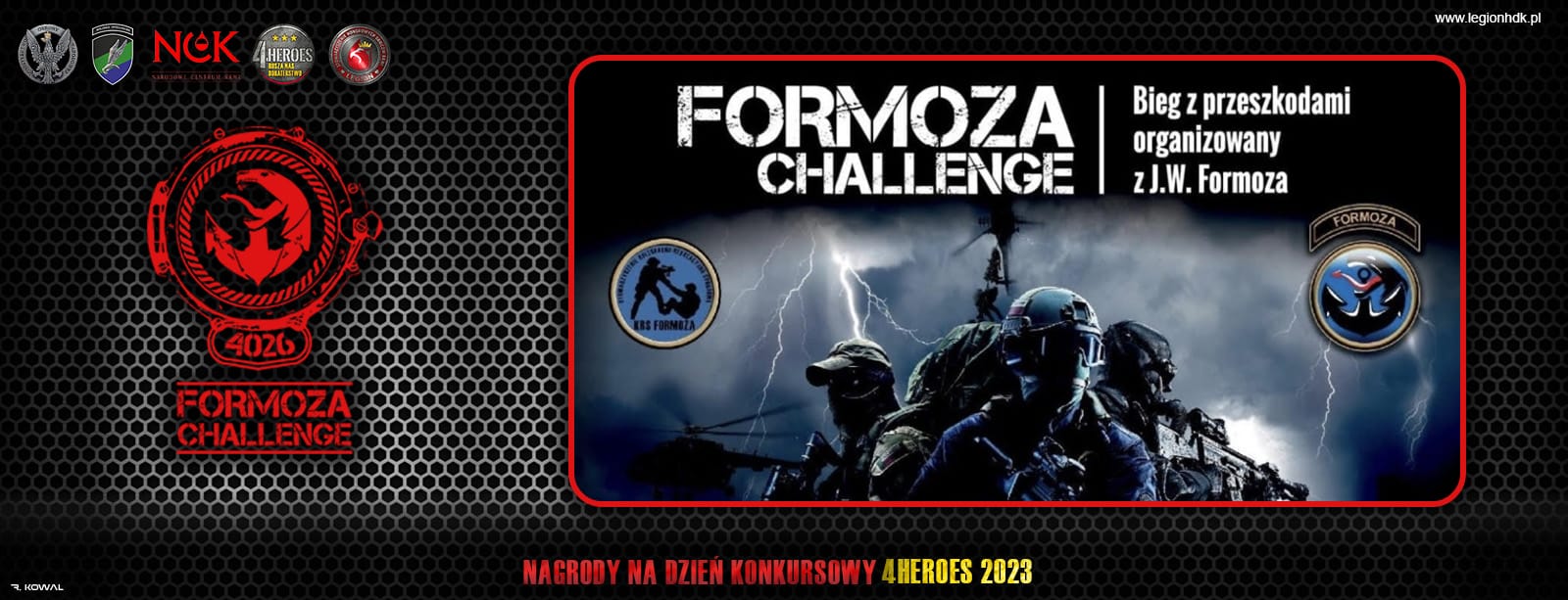 formoza challenge nagrody kampanii 4HEROES 2023 legionhdk